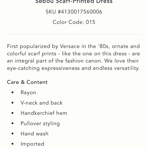 Sebou Scarf Printed Dress - Picture 8 of 8